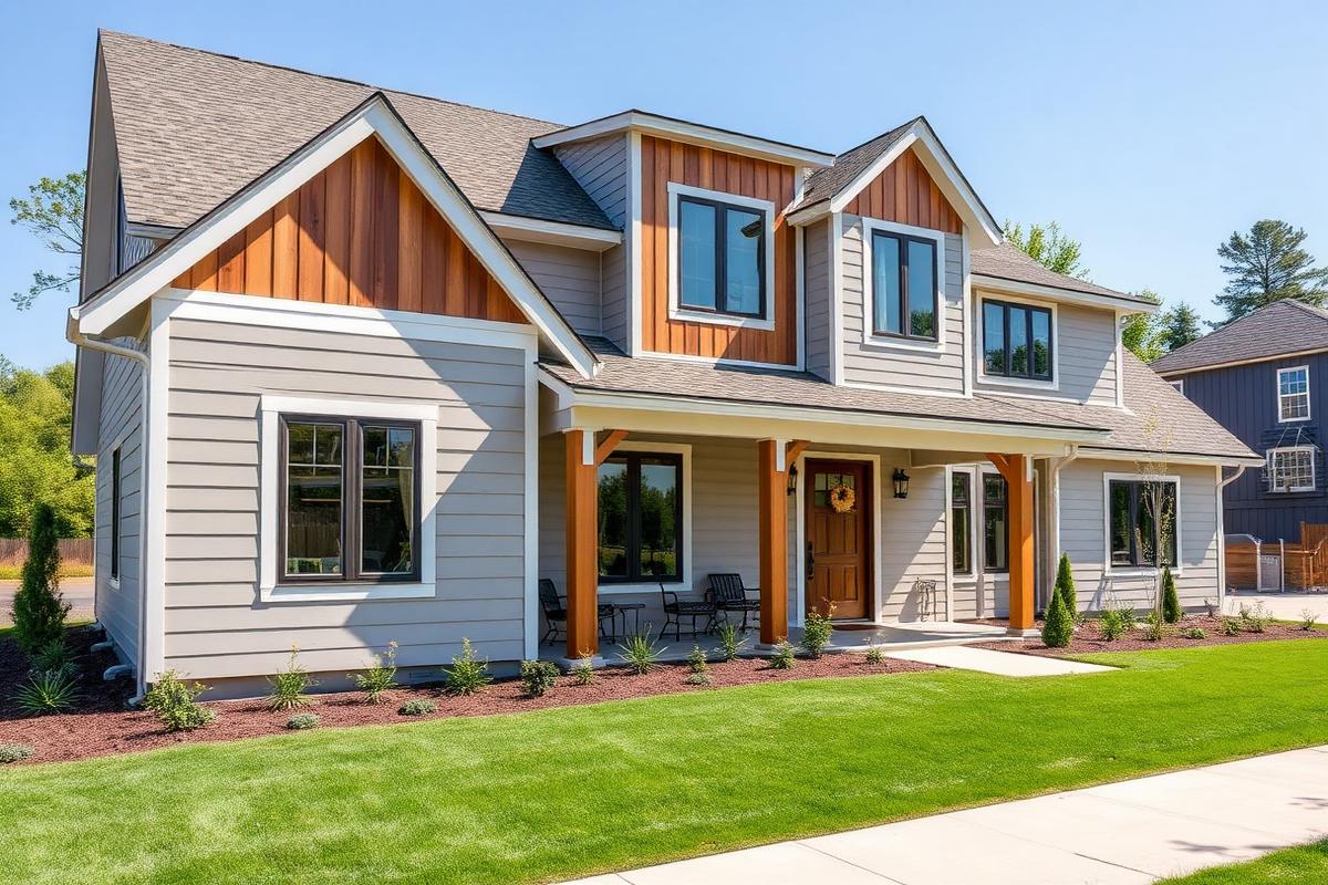 Modern farmhouse exterior